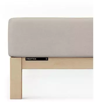 Schlafgut Frottex Spannbettlaken sand mid 140-160x200 cm