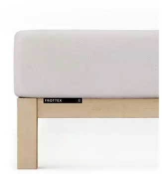 Schlafgut Frottex Spannbettlaken grey light 90-100x190-200 cm
