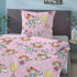 Biberna Feinbiber Bettwäsche Kids Einhorn rose 135x200+80x80 cm