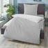 Biberna Mako-Satin Bettwäsche 615211 135x200+80x80 cm sturmgrau