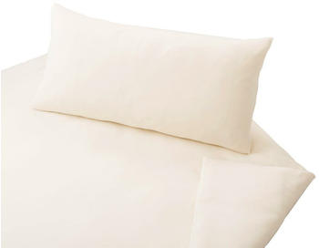Cotonea Jersey Uni Bio Bettwäsche 155x220+40x80 cm natur