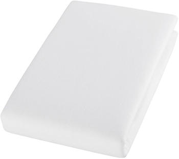 Cotonea Jersey Spannbettlaken aus Bio-Baumwolle 120x200 cm weiss
