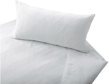 Cotonea Satin Bio Bettwäsche Superbe 200x200+2x40x80 cm weiss
