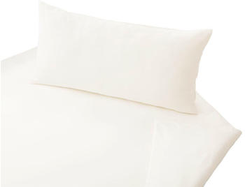 Cotonea Jersey Uni Bio Bettwäsche 155x220+80x80 cm weiss