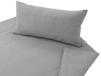 Cotonea Bio-Chambray Bettwäsche Nuance 155x220 + 80x80 cm rauchquarz