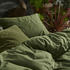 Essenza Mako-Satin Bettwäsche Minte 155x220+80x80 cm moss