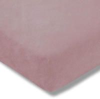Estella Spannbettlaken, Velours, Gummizug: Rundumgummi, (1 St&uuml;ck) lila 180-200...