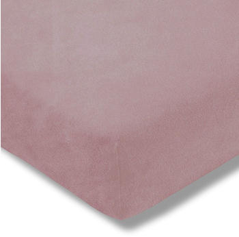 Estella Samt-Velours Spannbetttuch 180x200 - 200x200 cm flieder