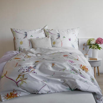 Fleuresse Mako-Satin Bettwäsche Bed Art S Darwin bunt 135x200+80x80 cm