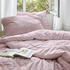 Irisette Seersucker Bettwäsche Easy Granby 155x220+80x80 cm rosa