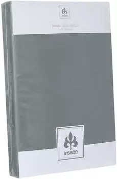 Irisette Feinbiber Spannbetttuch Merkur 100x200 cm graphit