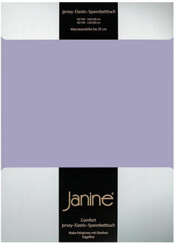 Janine Jersey Elastic Spannbetttuch 140x200 cm - 160x220 cm lavendel