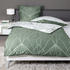 Janine Mako-Satin Bettwäsche J.D. 87054 salbeigrün jade 240x220+2x80x80 cm