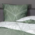 Janine Mako-Satin Bettwäsche J.D. 87054 salbeigrün jade 240x220+2x80x80 cm