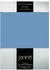 Janine Jersey Elastic Spannbetttuch 90x190 cm - 100x220 cm blau