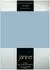 Janine Jersey Elastic Spannbetttuch 90x190 cm - 100x220 cm perlblau