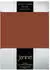 Janine Jersey Elastic Spannbetttuch 90x190 cm - 100x220 cm tabasco