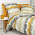 Janine Mako-Satin Bettwäsche moments 98092 sonnengelb helloliv graphit 155x220+80x80 cm