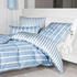 Janine Mako-Satin Bettwäsche modern classic Kissenbezug 80x80 cm perlblau
