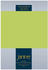 Janine Topper Comfort Jersey Spannbetttuch 180x200 cm - 200x220 cm apfelgrün