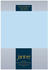 Janine Topper Comfort Jersey Spannbetttuch 180x200 cm - 200x220 cm hellblau