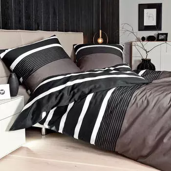 Janine Mako-Satin Bettwäsche J.D. 8468-07 240x220+2x80x80 cm