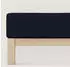 Schlafgut Spannbetttuch Pure aus Bio Baumwolle 140x200 - 160x220 cm off-black