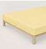 Schlafgut Spannbetttuch Pure aus Bio Baumwolle 140x200 - 160x220 cm yellow-mid