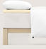 Schlafgut Split-Topper Spannbetttuch Pure aus Bio Baumwolle 180x200 - 200x220 cm yellow-light