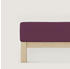 Schlafgut Spannbetttuch Premium aus Bio Baumwolle 90x190 - 100x220 cm purple-deep