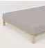 Schlafgut Spannbetttuch Pure aus Bio Baumwolle 90x190 - 100x220 cm sand-mid