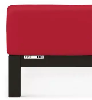 Schlafgut Boxspring Spannbetttuch Pure aus Bio Baumwolle 140x200 - 160x220 cm red-deep Schlafgut Boxspring Spannbetttuch Pure aus Bio Baumwolle 140x200 - 160x220 cm red-deep