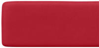 Schlafgut Jersey Spannbetttuch Soft Contact 120x200 - 130x200 cm red-deep