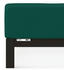 Schlafgut Boxspring Spannbetttuch Pure aus Bio Baumwolle 120x200 - 130x220 cm green-deep