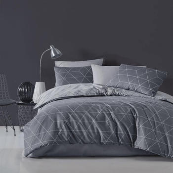 Traumschlaf Bettwäsche West grey 155x220+80x80 cm