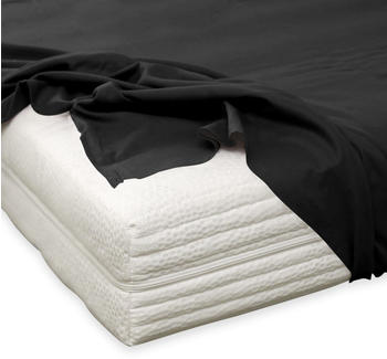 Traumschlaf Feinbiber Haustuch Bettlaken 150x250 cm schwarz