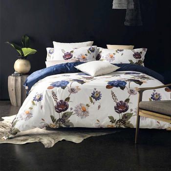 Traumschlaf Premium Satin Bettwäsche Dublin blau 135x200+80x80 cm