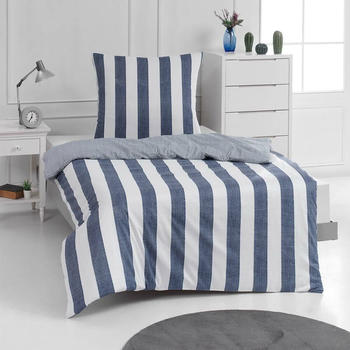 Traumschlaf Mako-Satin Bettwäsche Usedom 155x220+80x80 cm
