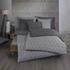 Traumschlaf Mako-Satin Bettwäsche Geo grau 135x200+80x80 cm