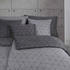 Traumschlaf Mako-Satin Bettwäsche Geo grau 135x200+80x80 cm
