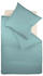 Fleuresse Colours Satin-Bettwäsche aqua 135x200+80x80 cm