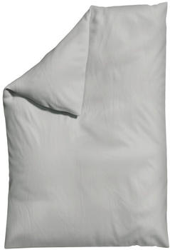 Schlafgut Woven Satin Bettwäsche Bettbezug einzeln 135x200 - 140x200 cm grey-light