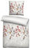 Biberna Soft-Seersucker Bettwäsche braun-beige 135x200+80x80 cm (511882)