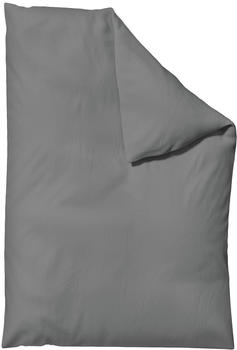 Schlafgut Woven Satin Bettwäsche Bettbezug 135x200 - 140x200 cm grey-mid