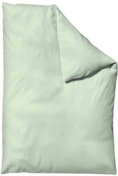 Schlafgut Knitted Jersey Bettw&auml;sche Bettbezug 135x200 -140x200 cm green-light