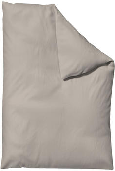 Schlafgut Woven Satin Bettwäsche Bettbezug 155x220 cm sand-mid
