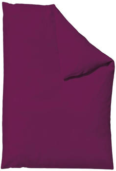 Schlafgut Woven Satin Bettwäsche Bettbezug 135x200 - 140x200 cm purple-deep