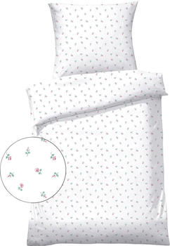 Dyckhoff Weichfrottier Bettwäsche rose 155x220+80x80 cm