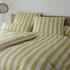 Elegante Mako Jersey Bettwäsche Join gelb 135x200+80x80 cm