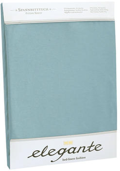 Elegante Jersey Spannbettlaken 180x200 - 200x220 cm aqua